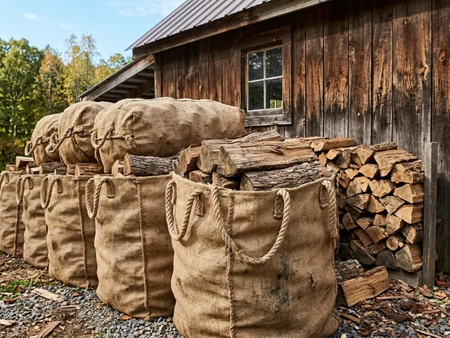 Дрова в мешках 30 л — купить Фрянове